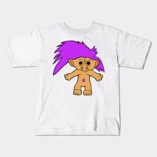 Purple troll Kids T-Shirt